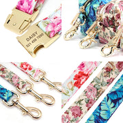 Personalized Printed Dog Collar Leash Poop Bag Set™️
