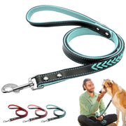 Braided Custom Leather Dog Leash™️