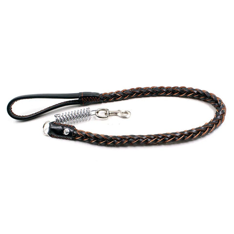 Heavy Duty Leather Braided Traction Dog Leash™️