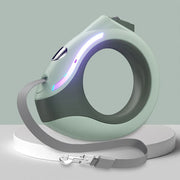 LED Retractable Dog Leash 3M: Night Safety for Your Furry Friend™️