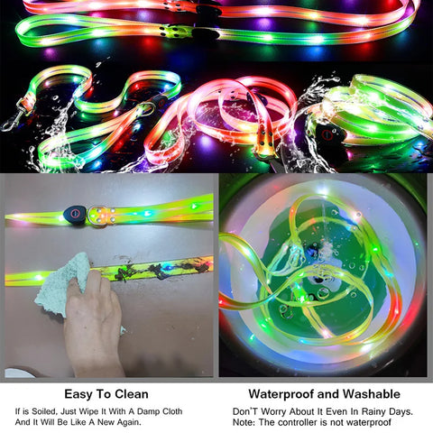 LED Light Up Dog Leash - Safety and Style Combined™️
