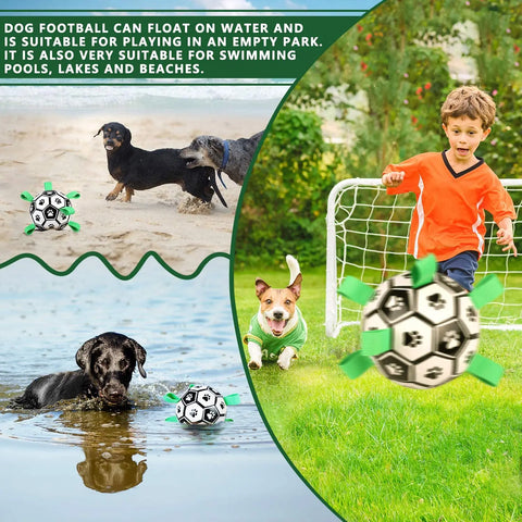 Dog Interactive Soccer Ball with Grab Tabs™️